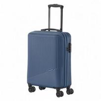 Mažas plastikinis lagaminas Travelite Bali M Mėlynas (Marine)
