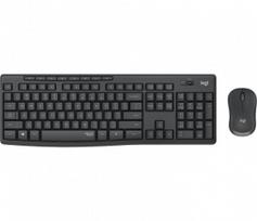 Logitech MK295 Silent Wireless Combo, bevielė klaviatūra su pele, juoda
