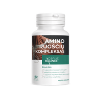 Aminorūgščių kompleksas BCAA+EAA, baltymų sintezei, Acorus Balance, 80 kaps.