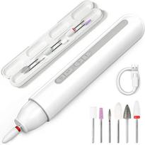 TouchBeauty TB-1738 6 viename elektrinis belaidžių manikiūro ir pedikiūro nagų dildžių antgalių rinkinys