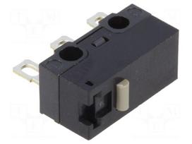 Microswitch SNAP ACTION | 0.1A/30VDC | without lever | SPDT | Pos: 2