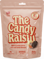 Candy Razinų razinos su rūgščia želė konfeti - persikų skonio 85g