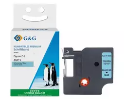 G&G Silk etikečių juosta, suderinama su Dymo D1/46015