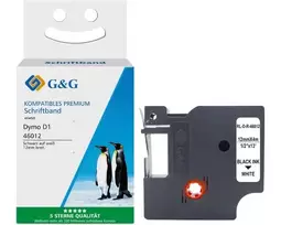 G&G Ninestar Silk etikečių juosta, suderinama su Dymo D1 / 46012