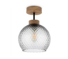 BRILAGI - LED prigludęs lubinis šviestuvas R GLASS 1xE27/60W/230V skersmuo 18 cm ąžuolas/dūminė pilka