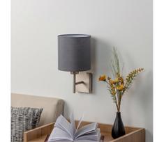 BRILAGI - LED sieninis šviestuvas NUBILA 1xE27/60W/230V matinis chromas/antracitas