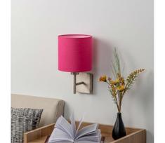 BRILAGI - LED sieninis šviestuvas NUBILA 1xE27/60W/230V matinis chromas/rožinė