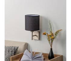 BRILAGI - LED sieninis šviestuvas NUBILA 1xE27/60W/230V matinis chromas/juodas