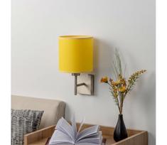 BRILAGI - LED sieninis šviestuvas NUBILA 1xE27/60W/230V matinis chromas/geltona