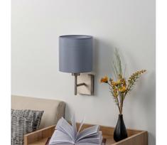 BRILAGI - LED sieninis šviestuvas NUBILA 1xE27/60W/230V matinis chromas/šviesiai pilka