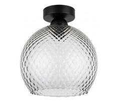 BRILAGI - LED lubinis šviestuvas R GLASS 1xE27/60W/230V skersm. 25 cm juoda/dūminė pilka