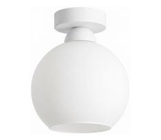 BRILAGI - LED lubinis šviestuvas RETRO GLASS 1xE27/60W/230V Ø 15 cm baltas