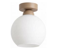 BRILAGI - LED lubinis šviestuvas RETRO GLASS 1xE27/60W/230V Ø 15 cm smėlinė/balta