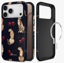Dėklas Tech-Protect Lamano Black and Brown MagSafe Apple iPhone 17 Pro Max/18 Pro Max