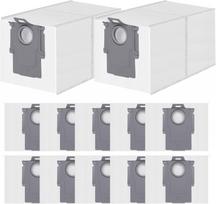 12 dulkių siurblių maišelių pakuotė, skirta „Roborock Qrevo S/Pro/QV 35A/35S/S5V/Edge/EdgeT“