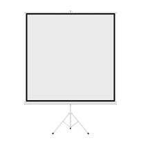 Monitoriai ir projektoriai // Projektoriai ir ekranai // Ekran projekcyjny stojący Cabletech 200x200cm 100"