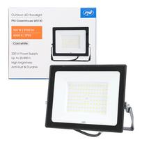 Kompaktiškas ir galingas 100W LED prožektorius, 6400K, 8700 lm, IP44, 254 × 217 × 33 mm