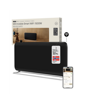 Mill Invisible Smart WiFi Panel heater G4 | PA1500WIFI4A | Panel Heater | 1500 W | Suitable for rooms up to 18-22 m² | Black |