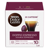 Nescafe Dolce Gusto Doppio Espresso Coffee, 16 capsules