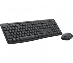 Logitech MK295 Silent Wireless Combo Wireless keyboard, US Int, Graphite