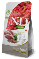 FARMINA N&D QUINOA - CAT Dry NEUTERED Duck Broccoli&Asparagus ADULT 1,5 kg