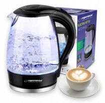 Salto Angel stiklinis belaidis elektrinis virdulys 2200W 1,7L juodas