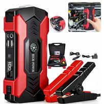 Galingas 12V jump starteris, variklio paleidiklis, boosteris ir 28000mAh powerbankas