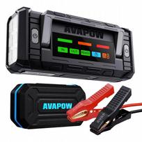 Automobilio paleidiklis (Jump starter) 12V 10000A 24000 mAh 88.8Wh Powerbank USB-C PD 65W AVAPOW TJ68