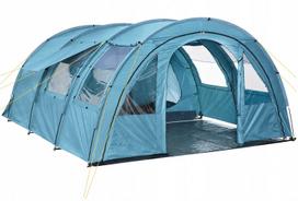 Aukšta didelė palapinė 16m² Vibra Camping Verona XL 4 vietų 5000mm su „Sleep Well“ technologija
