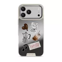Oat Milk Please - iPhone 17 Pro Max Case, Elite Mirror Light (MagSafe) / Silver