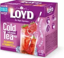 „Loyd“ šaltasis arbata „Ice Tea“ su braškėmis ir avietėmis, piramidės formos