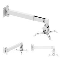 Maclean MC-205 W sieninis projektoriaus laikiklis iki 20 kg, baltas