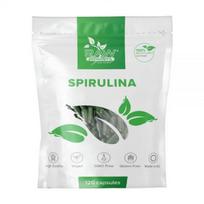 RAW POWDERS maisto papildas SPIRULINA 500 mg, 120 kaps.