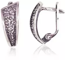 Sidabriniai auskarai anglišku užsegimu, Metalas: Sidabras, Praba: 925°, - 2.4 g. - 17 mm.