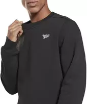 Reebok Džemperis Vyrams Ri Fleece Crew Juodas