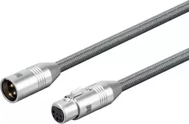Monoprice XLR - XLR 2m pilkas kabelis