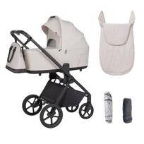 Carrello Ultra F CRL-6557 Milk Grey Vežimėlis 2 in 1