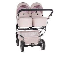 Junama Duo V3 Eco Pink Dvynukų vežimėlis 2 in 1
