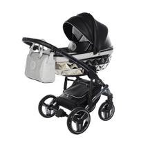 Junama Hand Craft Glitter Black Vežimėlis 2 in 1