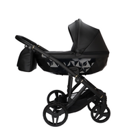 Junama Diamond Classic Black Vežimėlis 2 in 1