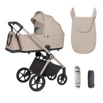Carrello Ultra F CRL-6557 Polar Beige Vežimėlis 2 in 1