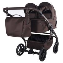 Junama Duo V4 Chocolate Dvynukų vežimėlis 2 in 1