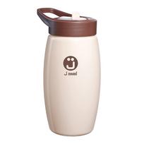 Gertuvė su šiaudeliu JBimbi My sippi cup 18m+ 400 ml Beige
