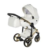 Junama Fluo Individual White Gold Vežimėlis 2 in 1