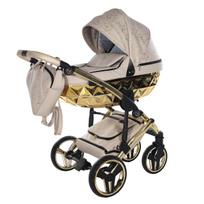 Junama Heart Beige Vežimėlis 2 in 1