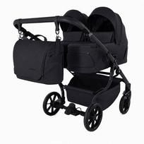 Junama Duo V4 Black Dvynukų vežimėlis 2 in 1