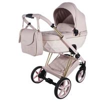 Junama Cubby Premium Pink Gold Vežimėlis 2 in 1