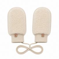 Vaikiškos vilnonės kumštinės pirštinės Zaffiro Nevada 0-12m Beige