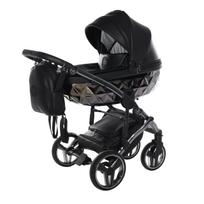 Junama Hand Craft Black Vežimėlis 2 in 1
