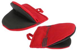 Virtuvės pirštinė Mini 11732, 20 cm x 15.5 cm, juoda sp./raudona sp., 2 vnt.